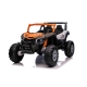 Duży Buggy dla dzieci UTV X3 Off-Road 2-osobowy 4 x 200W Pomarańczowy BBH-028.POM